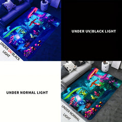 3D Gaming Area Rug Large Size Machine Washable for Living Room Bedroom Kids