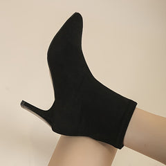 Plush Lined Ankle High Boots for Women