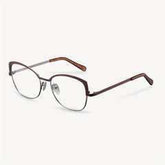 Men's Half Frame Blue Light Blocking Glasses Anti UV Ray