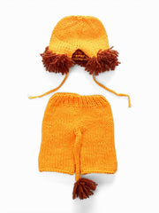 2pcs Baby Newborn Boys Lion Cap And Shorts Set Costume
