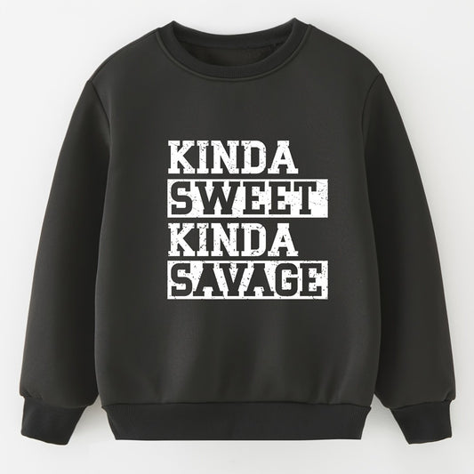 Baby Boys Letter Graphic Pullover Sweatshirt Top