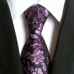 High Density Cashew Flower Men's Suit Tie