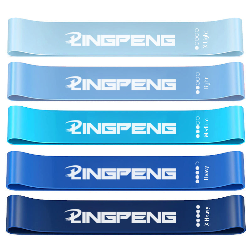 5pcs Resistance Loop Bands Set - Fitness Elastic Bands for Working Out Yoga