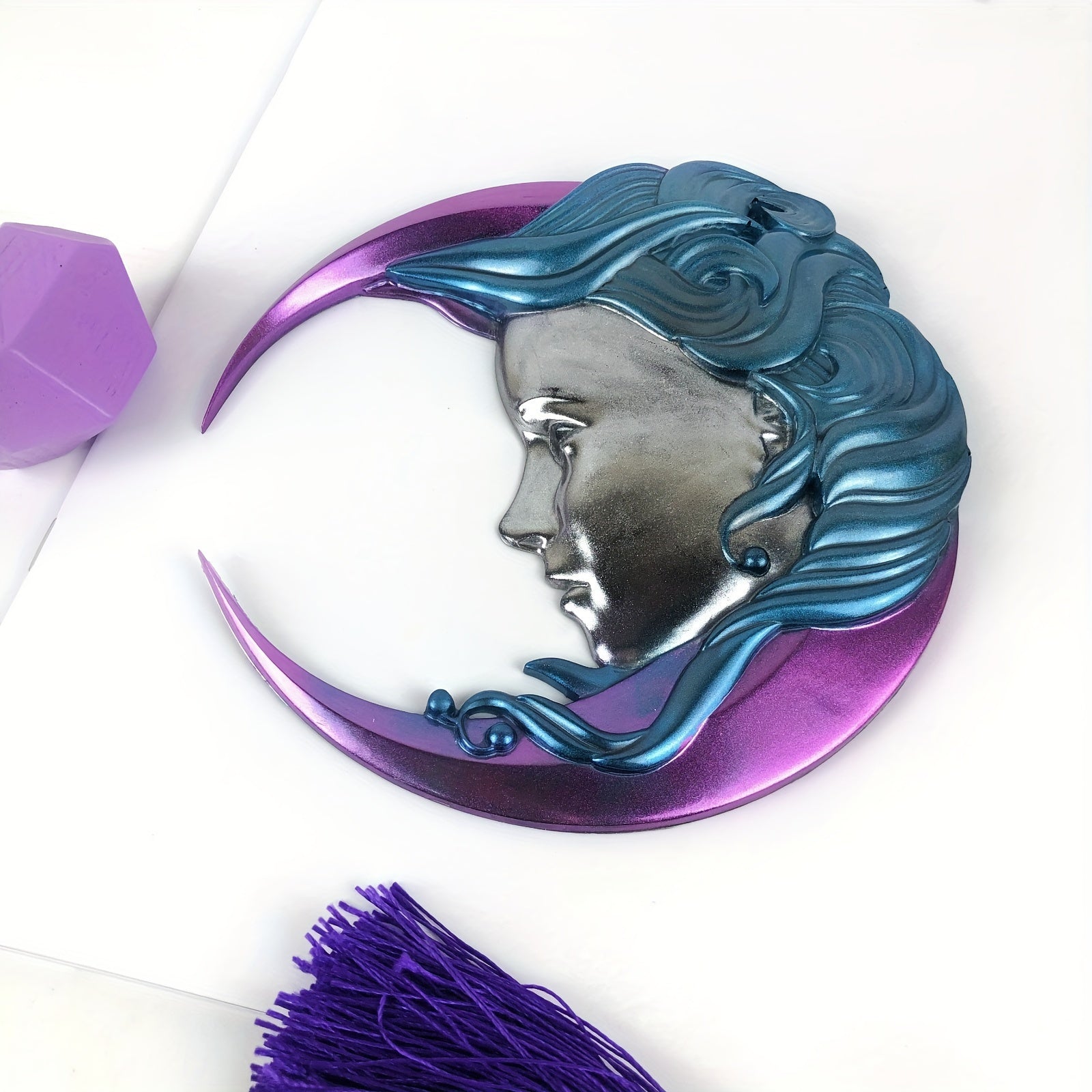 Moon Girl Silicone Mold for Wall Hanging Ornament