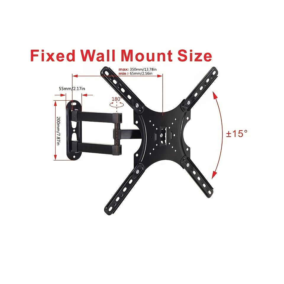 Adjustable TV Wall Mount Bracket, Universality 35-56-119-38 cm TV Telescopic
