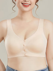 Front Buckle Wireless Bra Breathable & Comfy Lingerie