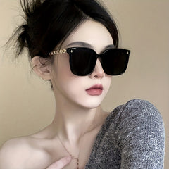 Fashionable UV Protected Large Round Sunglasses