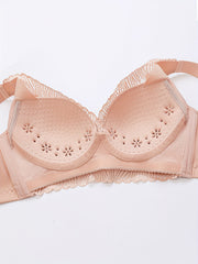 Lace Wireless Push-Up Bra Women