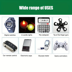 10pcs LR44 AG13 357 303 SR44 1 5V Button Coin For Watch