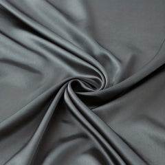 Gray Satin Square Scarf Classic Casual Shawl Women Head Wrap Bandana
