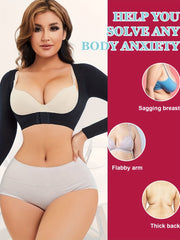Arm Compression Shaper for Women, High Stretch, Adjustable Arm Shaper