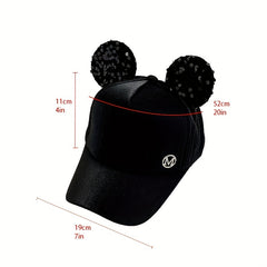 Kids Big Eared Duck Tongue Sun Hat Girls Summer Princess Style