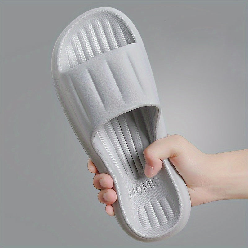 Women's Solid Indoor Pillow Slides Minimalist Soft Sole Slippers