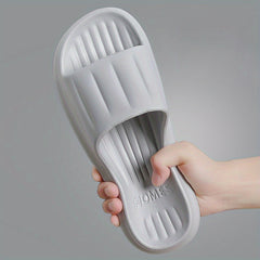Women's Solid Indoor Pillow Slides Minimalist Soft Sole Slippers