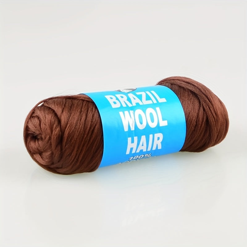 Synthetic Brazilian Wool Hair Extension For Women African Faux Locs Wraps