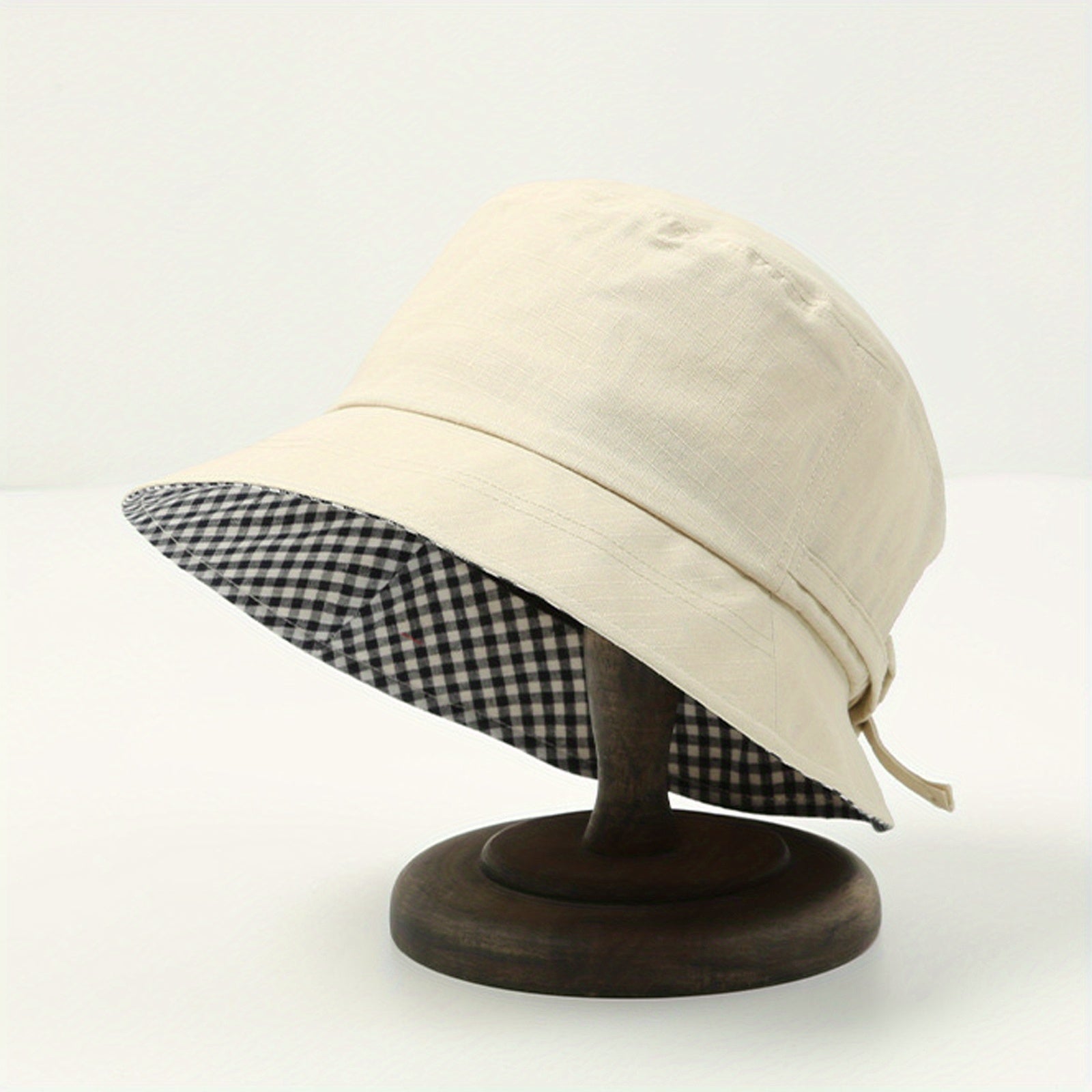 Short Brim Bucket Hat Lightweight Solid Summer Sun Hats Fisherman Cap Women