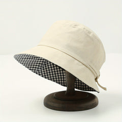 Short Brim Bucket Hat Lightweight Solid Summer Sun Hats Fisherman Cap Women
