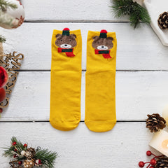 4 Pairs Women's Christmas Funny Socks Set