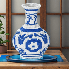 2620pcs Porcelain Vase Building Blocks Model Office Home Decor Toy Gift