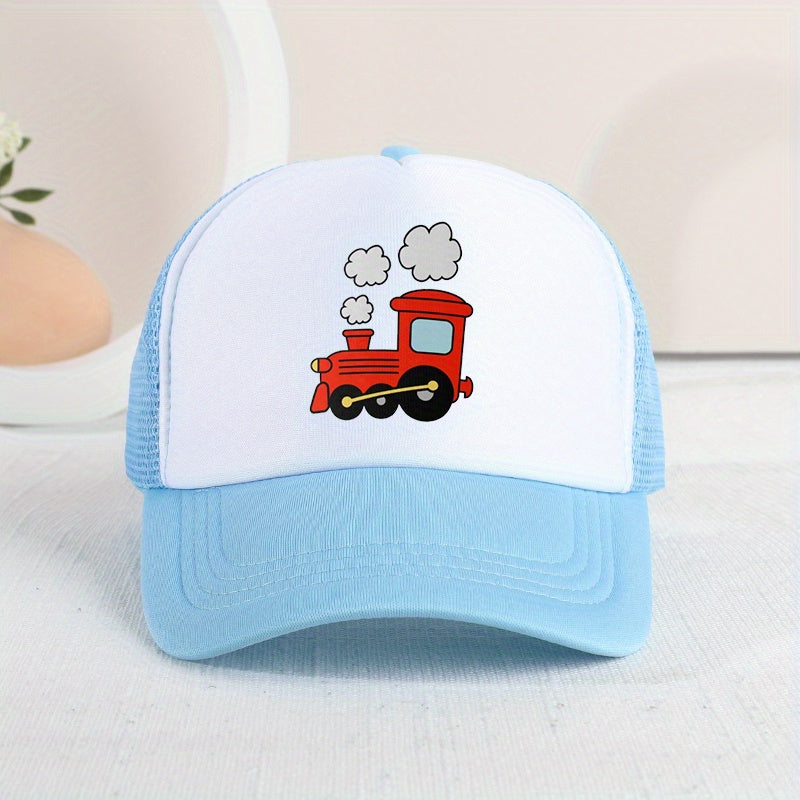 Mesh Stitching Sun Cap for Boys and Girls