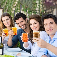 300ml Spiral Glass Cup for Outdoor Fitness Camping Picnic