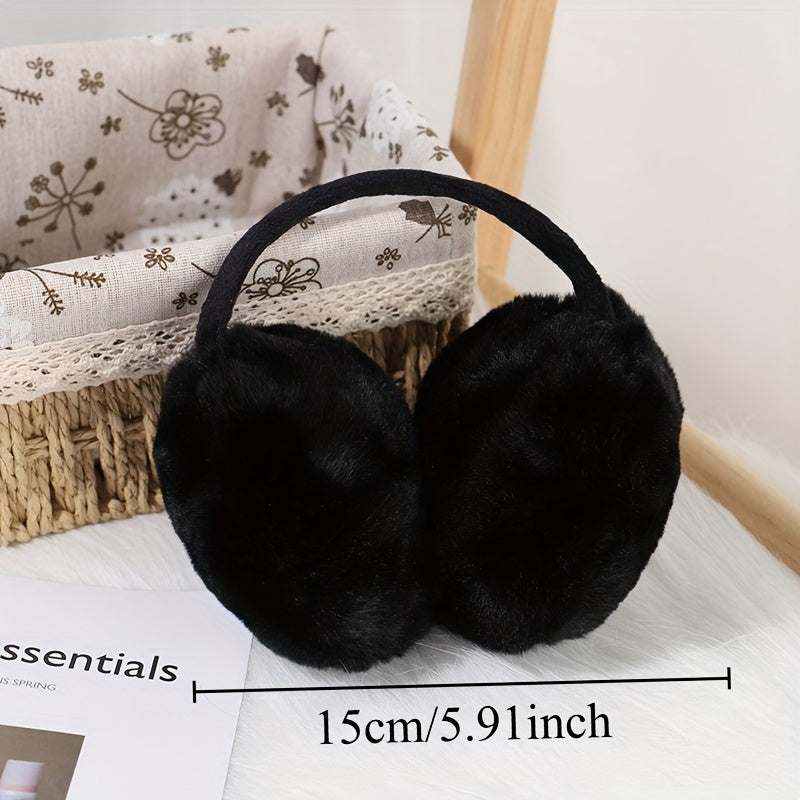 Women's Faux Fur Ear Muffs Soft Winter Ear Warmers