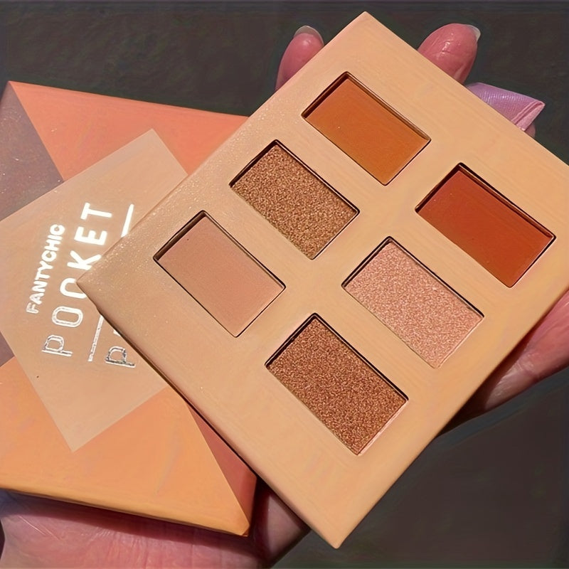Orange Soda Eyeshadow Palette Brown Orange Pearly Matte Natural Finish