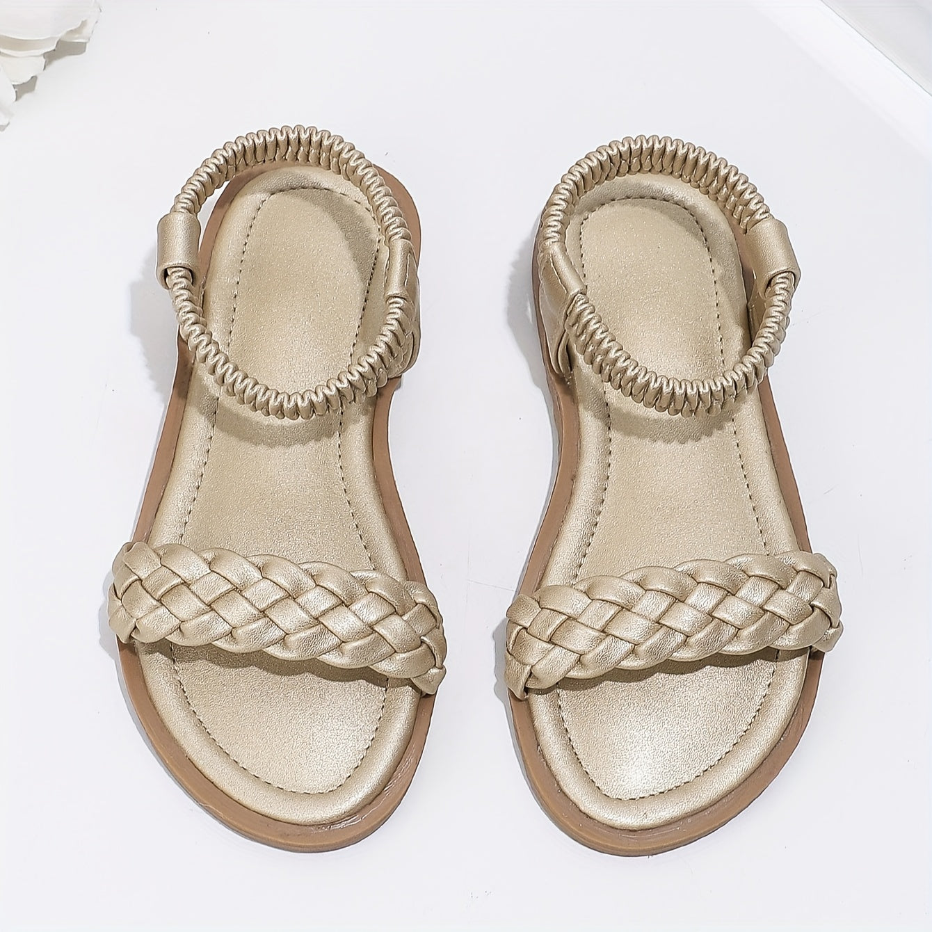 Girls Solid Open Toe Sandals Breathable Lightweight for Summer