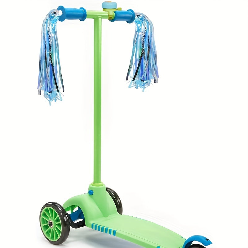 Colorful Tassel Streamers for Kids Bikes and Scooters
