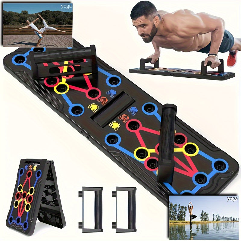 Foldable 20-in-1 Push Up Board Chest Muscle Exercise Equipment