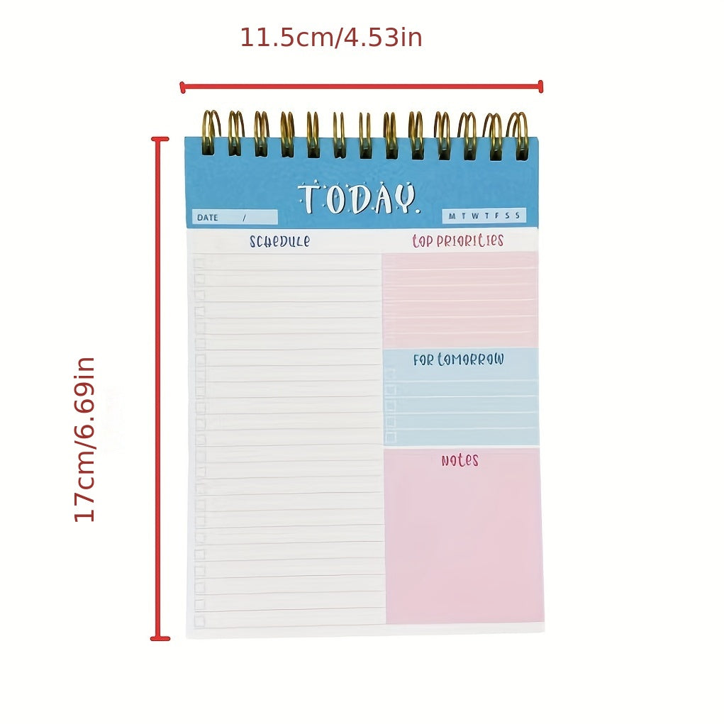 Office Memo Pad Double Coil Sticky Note Notebook Planner Journal