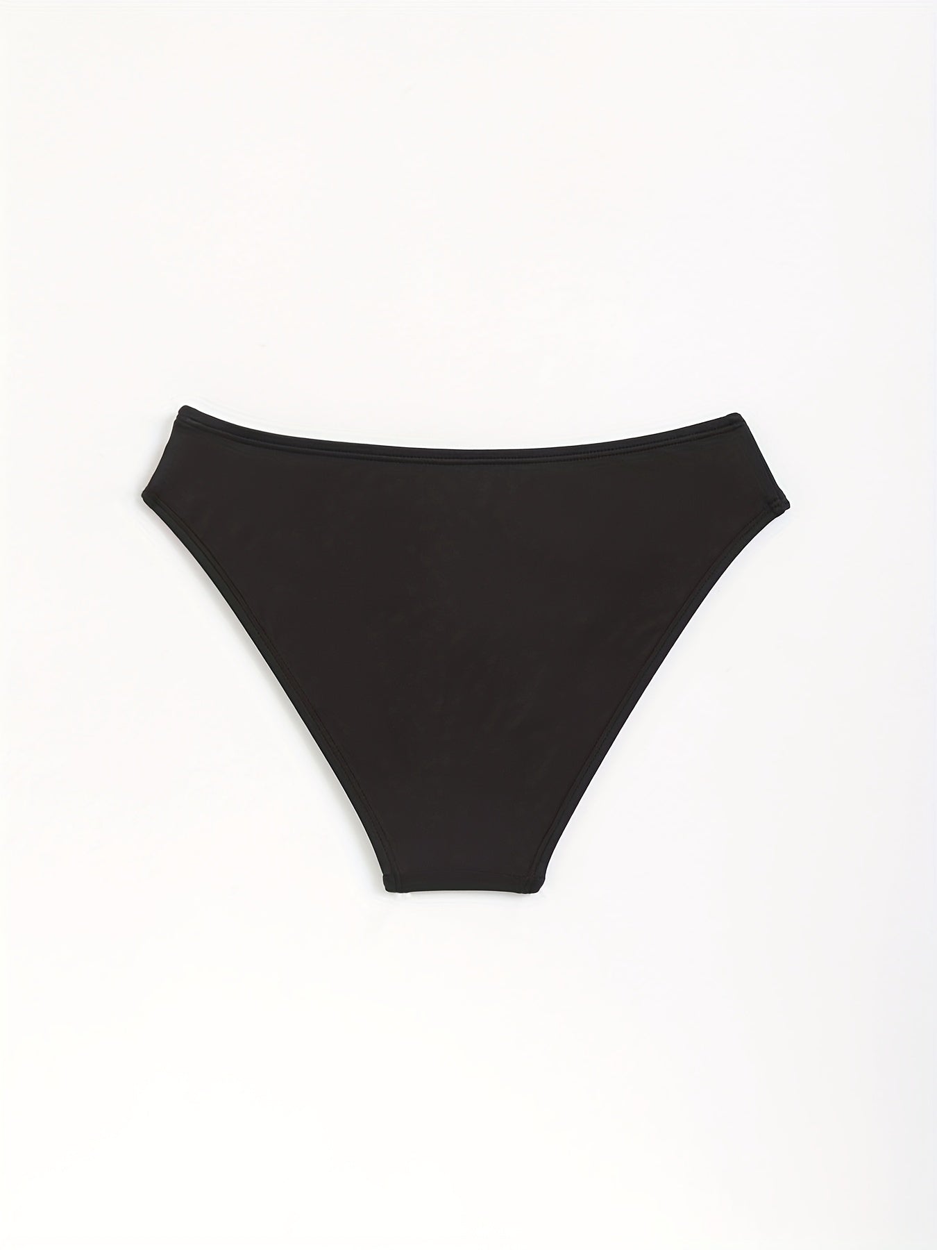 High Strech Block Bikini Bottoms for Women