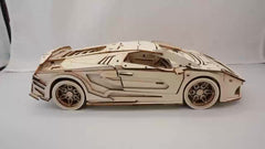 3D Car Wooden Toy Ornament Brain Teaser Assembly Model