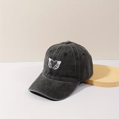 Skull Embroidered Baseball Cap
