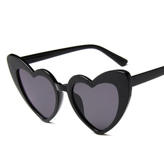 Heart Sunglasses Metal Large Frame Sunscreen Glasses