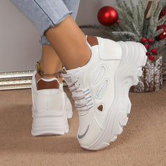 Thick Sole Running Shoes Wear Resistance Non Slip Sneakers