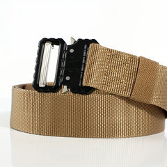 Alloy Buckle Quick Trousers Belt Canvas Nylon Automatic Buckle Tooling Belt