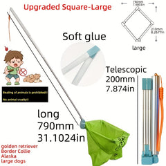 Portable Dog Poop Cleaning Tool Long Handled Pet Excrement Collector