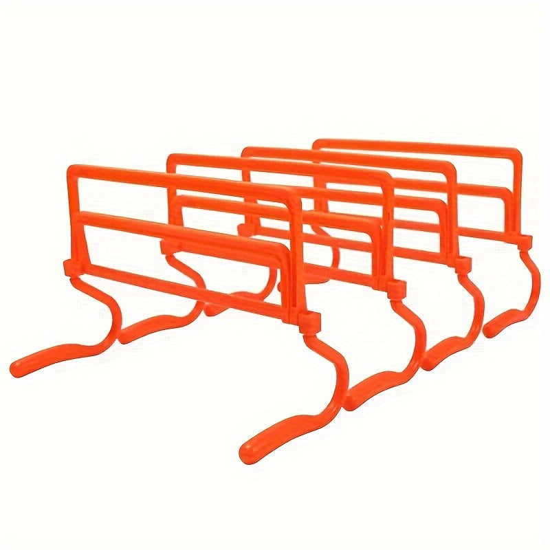 4pcs Folding Football Training Hurdles Adjustable Hurdle For Agility Training