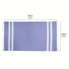 Cotton Oversized Beach Towel Quick Drying Absorbent Travel Bath Towel