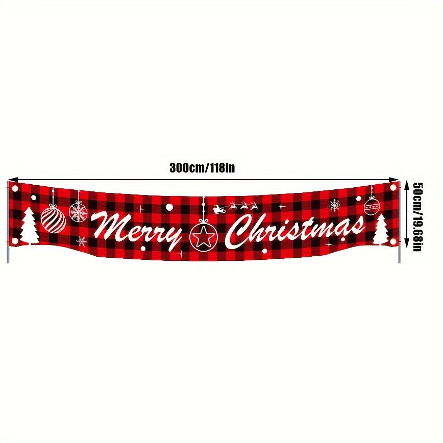Christmas Banner Indoor/Outdoor Party Decoration Supplies