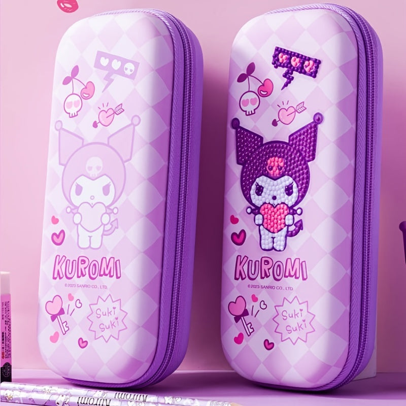 Kuromi Rhinestone DIY Cartoon Stationery Box Set