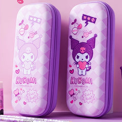 Kuromi Rhinestone DIY Cartoon Stationery Box Set
