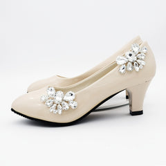 Crystal Shoe Clips Rhinestone Shoe Buckles DIY Decoration Wedding Party