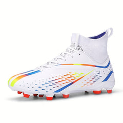 Kids AG Soccer Cleats Lightweight Non Slip Football Shoes