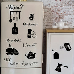 Removable Decorative Kitchen Arrangement Sticker