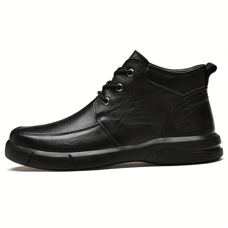Men's Leather Chukka Boots Wear Resistant Non Slip Riding Boots