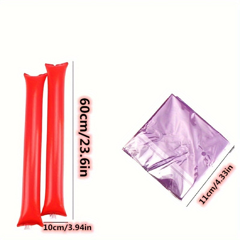 Inflatable Cheer Stick for Sporting Events and Dance Team Cheers