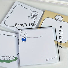 Line Puppy Postit Sticky Notes High Appearance, Tearability