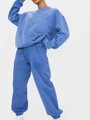 Solid Long Sleeve Top & Joggers Set